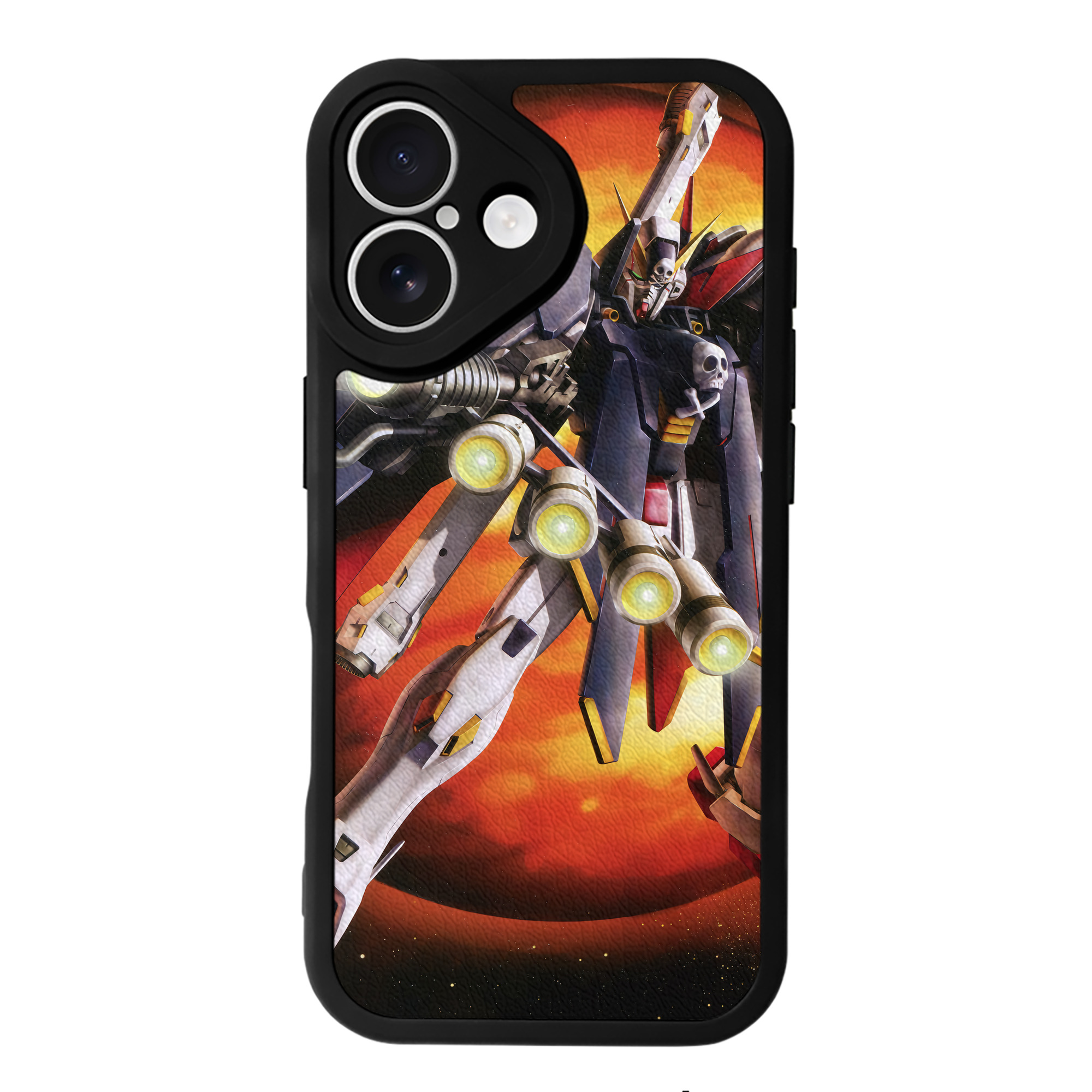 （画像用） 機動戦士ガンダム Mobile Suit Gundam 【iPhone 16シリーズ対応】シリコンスマホケース（レザー調） 材質：シリコン